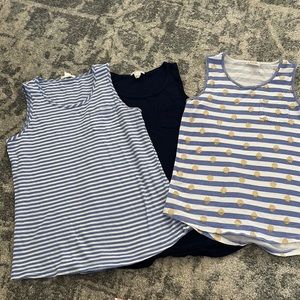 J.crew Girls pocket tanks size L